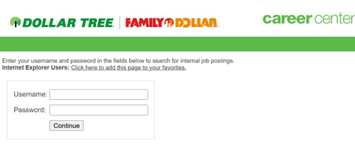 welcome to dollar tree mycareer portal